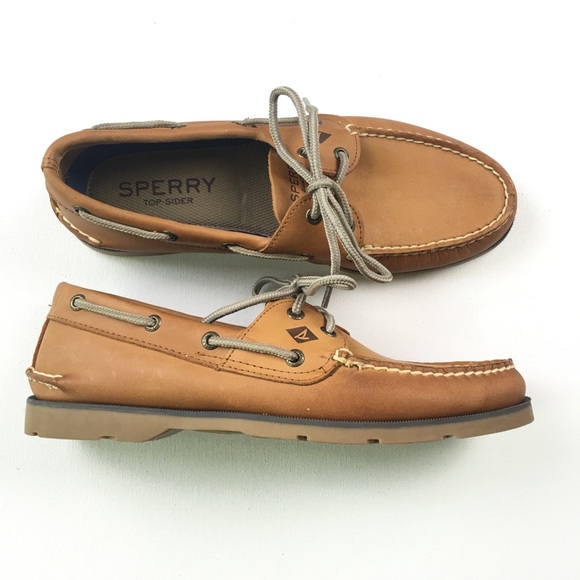 Sperry Other - Sperry Top Sider Mens Boat Shoes Tan 9 D04